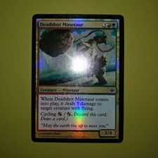 FOIL Deadshot Minotaur x1 Alara Reborn 1x Magic the Gathering MTG