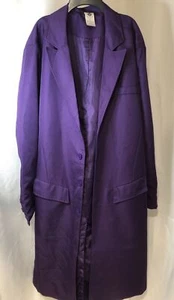 The Dark Knight Joker Coat Purple Halloween Dress Up Candyman - Picture 1 of 4