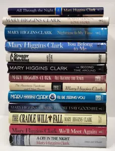 Mary Higgins Clark Mystery Suspense 13 Book Lot Hardcover - Picture 1 of 10