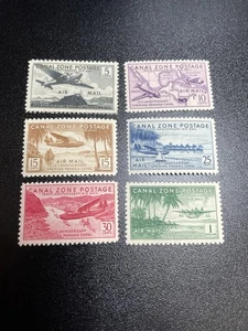 Canal Zone C15-20 MNH US Possession Airmail Panama KSPhilatelics (C15CZ1) - Picture 1 of 6