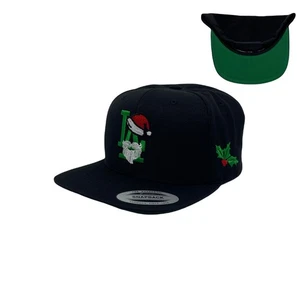 Los Angeles LA Santa Clause Christmas Beard Hat Snapback Hat - Picture 1 of 9