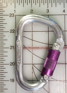 80'S VINTAGE HB HUGH BANNER WALES TWIST LOCK CARABINER, ROCK CLIMBING, CAVING - Picture 1 of 9