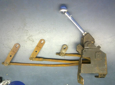 Vintage GM 1964-1967 Chevy Corvette 4 Speed Shifter w/ Rods and Mount Bracket - Image 1 of 4
