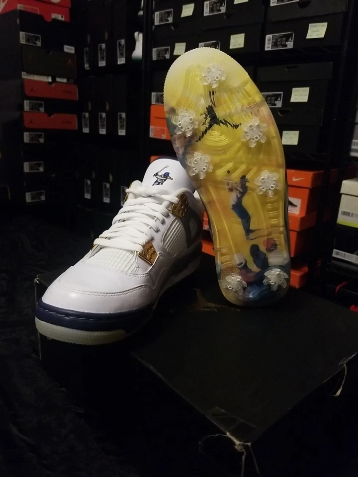 ¡¡SÚPER RARO!! Eastside Golf x Air Jordan 4 Golf Be You - Talla 10 - CU9981 102 Foto 1 de 4