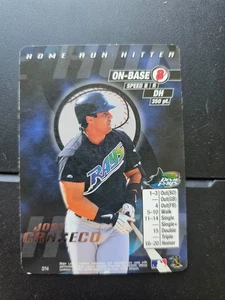 2000 MLB Showdown Home Run Hitter Promo Jose Canseco #2 Devil Rays - Picture 1 of 2