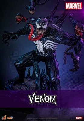 Hot Toys CMS023 Spider-Man Comic Masterpiece Venom 1/6 Scale Figure In Stock - Image 1 of 4