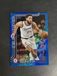 2025 Topps Flagship Ben Simmons Blue Sandglitter Los Angeles Clippers  - Bild 1 von 2