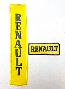 Vintage Renault Racing Patch Lot – Vertical and Horizontal Logos – Motorsports - Picture 1 of 2
