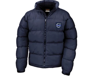 Volvo gesticktes Logo Outdoor Herren Navy Jacke Größe: M - kuschelig tailliert warm Mantel - Bild 1 von 1