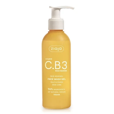 Gel Limpiador Facial Vitamina C.B3 Niacinamida, 190 ml, Ziaja Foto 1 de 4