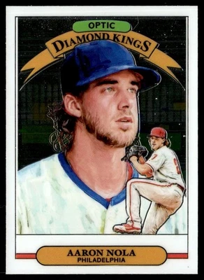 2019 Donruss Optic Aaron Nola Philadelphia Phillies #18 - Image 1 of 2