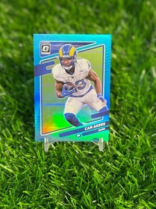 2021 Panini Donruss Optic Cam Akers #186 Aqua Prizm /299 - Foto 1 di 2
