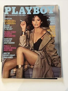 Playboy Magazine March 1982 Playmate Karen Witter Barbara Carrera - Picture 1 of 5