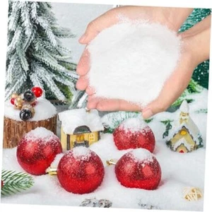 12.7 Ounces Christmas Fake Snow Decoration Artificial Plastic Snow Christmas - Picture 1 of 7