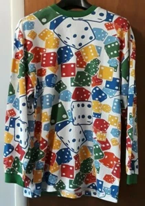 6 ADELANTE? Camisa Vegas Bound Grande Vibrant Dice Para Hombre XL, LS - Precio de venta sugerido por el fabricante 72,00 USD con etiqueta - Imagen 1 de 7