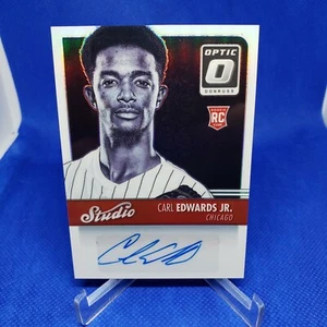 2016 Donruss Optic Studio Signatures #SSCE Carl Edwards Jr. Cubs ⚾️⚾️ - Picture 1 of 3