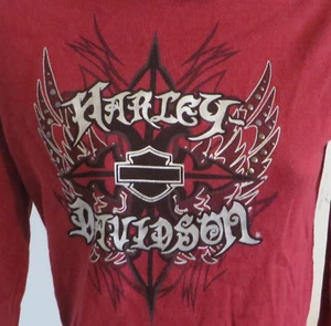 Womans Harley Davidson Turtleneck Shirt Long Sleeve Pullover XS - Picture 1 of 6