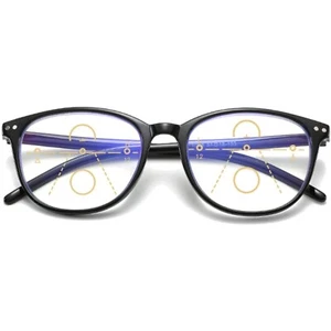 Gleitsichtbrille Damen Herren Anti-Blaulicht Lesebrille 1,0 4,0 Retro - Bild 1 von 2