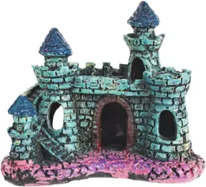 Fish Tank Decorations, Resin Castle Large Aquarium Decor, Vintage Castle Cave - Picture 1 of 12