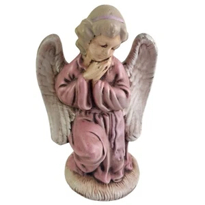 Vintage Nativity Angel Figurine Christmas Replacement Atlantic Mold Ceramic 8" - Picture 1 of 10