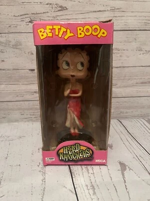 NEW NECA BETTY BOOP HEAD KNOCKERS HANDPAINTED BOBBLEHEAD 6.5" RED DRESS - Image 1 of 4
