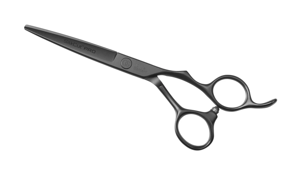 OLIVIA GARDEN SILKCUT BLACK Olivia Garden SilkCut PRO MATT BLACK 5,75 Zoll Haarschere 1161