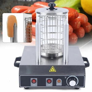 220V Restaurante Hot Dog Calentador Máquina Tienda Hogar Comercial Pan Caliente Herramienta Nuevo - Imagen 1 de 11