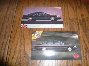 1991 1992 Chevrolet Caprice Classic Postkarte - Oldtimer - 2 Jahre 1 Preis - Bild 1 von 2