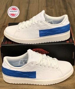 Nike Air Jordan 1 Centre Court White/Military Blue-Sail Mens Sz 11 DJ2756-103 - Picture 1 of 7