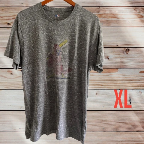 MLB St Louis Cardinals Heathered Crew Neck Tee Shirt Mens (XL) Cover