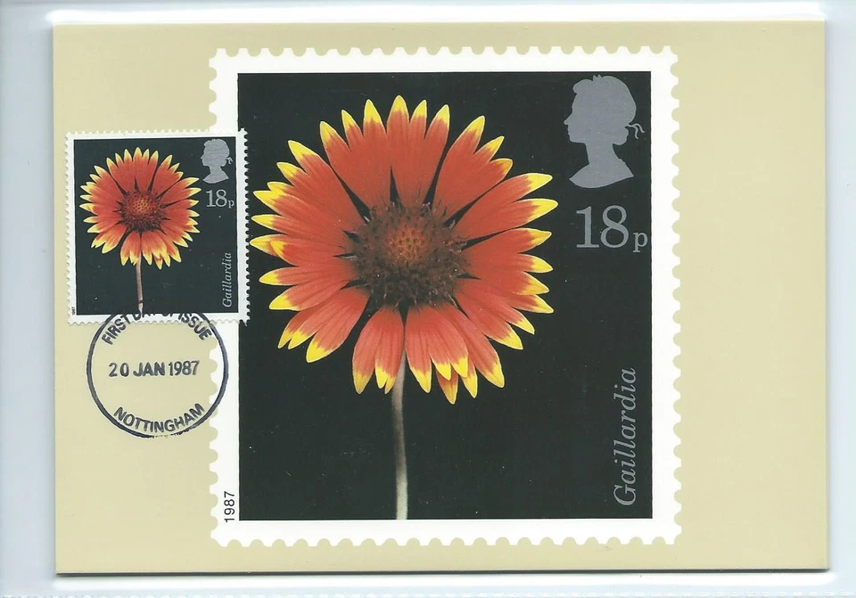 GB - TARJETAS PHQ - 1987 - FLORES - FRENTE - FDI/SHS - JUEGO COMPLETO Foto 1 de 1