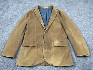 J Crew Blazer Mens Medium Ludlow Jacket Corduroy Retro Professor Academia Preppy - Picture 1 of 8