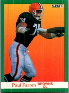 1991 Fleer #33 Paul Farren - Picture 1 of 2