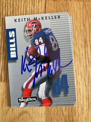 Buffalo Bills Keith McKeller signed 1992 Sky Box Prime Card - Image 1 of 2