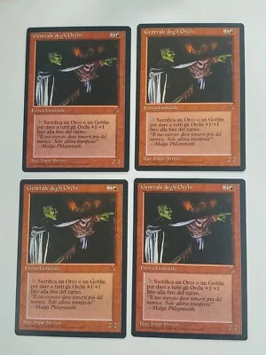 MTG Playset 4x Orc General (Italian Dark/Red/U) - BGM - Image 1 of 2