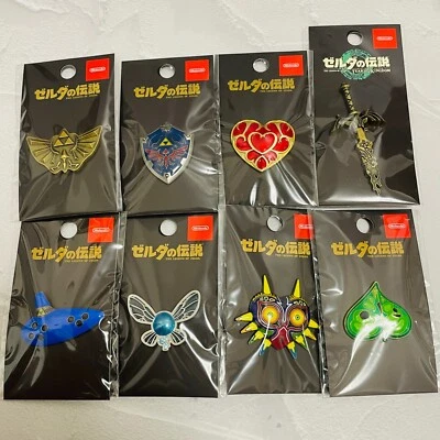 The Legend of Zelda Pins complete Set of 8 Majora's Mask Ocarina Korok  Nintendo - Image 1 of 4