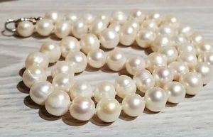Gorgeous Freshwater Pearl Necklace with Nice Luster B - Picture 1 of 8