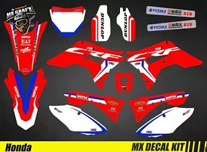 Kit Déco Moto pour / Mx Decal Kit for Honda CRF - Replica 2017 - Imagen 1 de 1