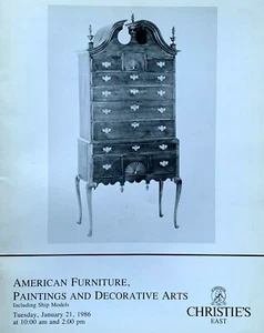Christie's - American Furniture Paintings Decorative Arts 1986 Auction Catalog - Picture 1 of 10