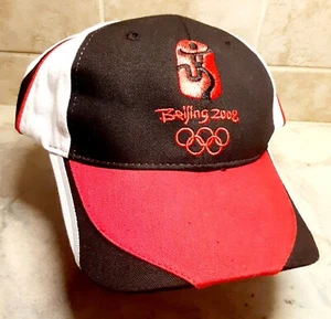Cappello Berretto Pallone Pechino 2008 XXIX Olimpiadi~Adulto Regolabile~Licenza Ufficiale NOS - Foto 1 di 11