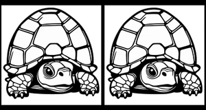 Calcomanía de vinilo para renderizar tortugas coche camión ventana vaso computadora portátil tableta cuaderno - Imagen 1 de 4