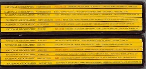 National Geographic magazines complete set 2001 with binders. - Bild 1 von 1