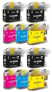 TINTENSTRAHL PASSEND FÜR BROTHER B0223 10ER KIT BK-C-M-Y MFC-J 480 DW MFC-J 1150 DW - Bild 1 von 1