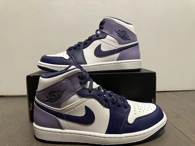 Nike Air Jordan 1 Mid "Sky J Purple" DQ8426-515 Men's Size 8.5 - Image 1 of 4