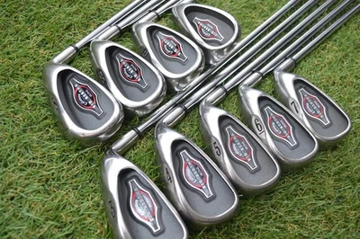 Callaway BIG BERTHA 2002 Iron Set 3-10 W 9pc RH N.S.PRO 950GH Steel Stiff Men - Image 1 of 4