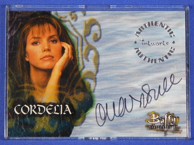 BUFFY BTVS CORDELIA CHARISMA CARPENTER A5 AUTOGRAPH CARD 1999 INKWORKS RARE - Image 1 of 2