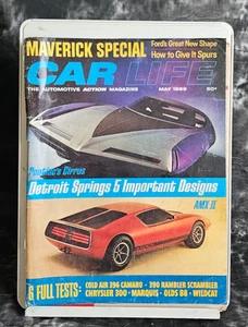 1969 CAR LIFE, The Automotive Action Magazine Ford Maverick Special Issue + More - Picture 1 of 3