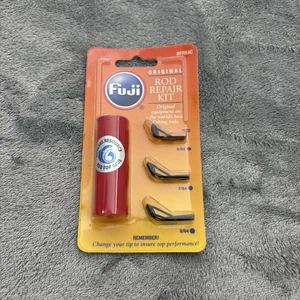 Fuji Rod Fishing Tip Top Repair Kit W/ Hot Melt Glue Adhesive BFRK4C 3 Tips - Picture 1 of 2