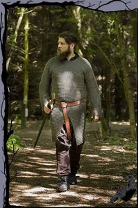 Mittelalter Larp Kettenhemd - Federstahl - unvernietet - Alaric @  Sonderangebot - Bild 1 von 1