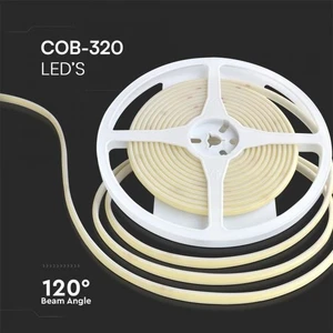 30M Roll of LED COB STRIP LIGHT IP65 12V-24V 3000K 4000K 6400K Cut at any point - Picture 1 of 7